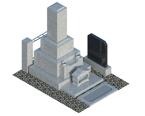 新座市営墓園：普通墓所施工例